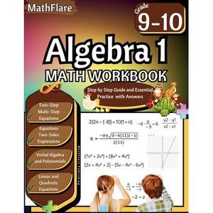 Algebra 1 Workbook 9th and 10th Grade: Grade 9-10 Algebra 1 Workbook, Verbal Alg